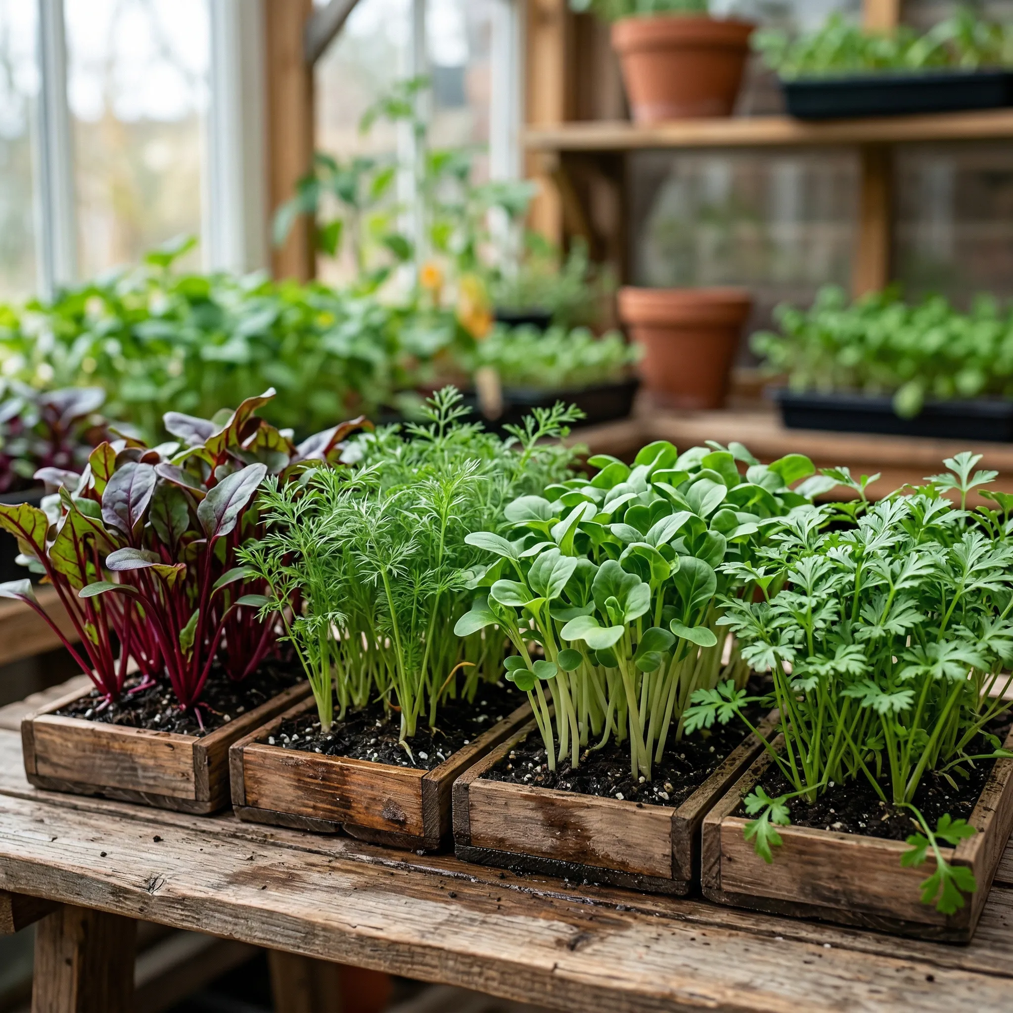 Root Vegetable Microgreens