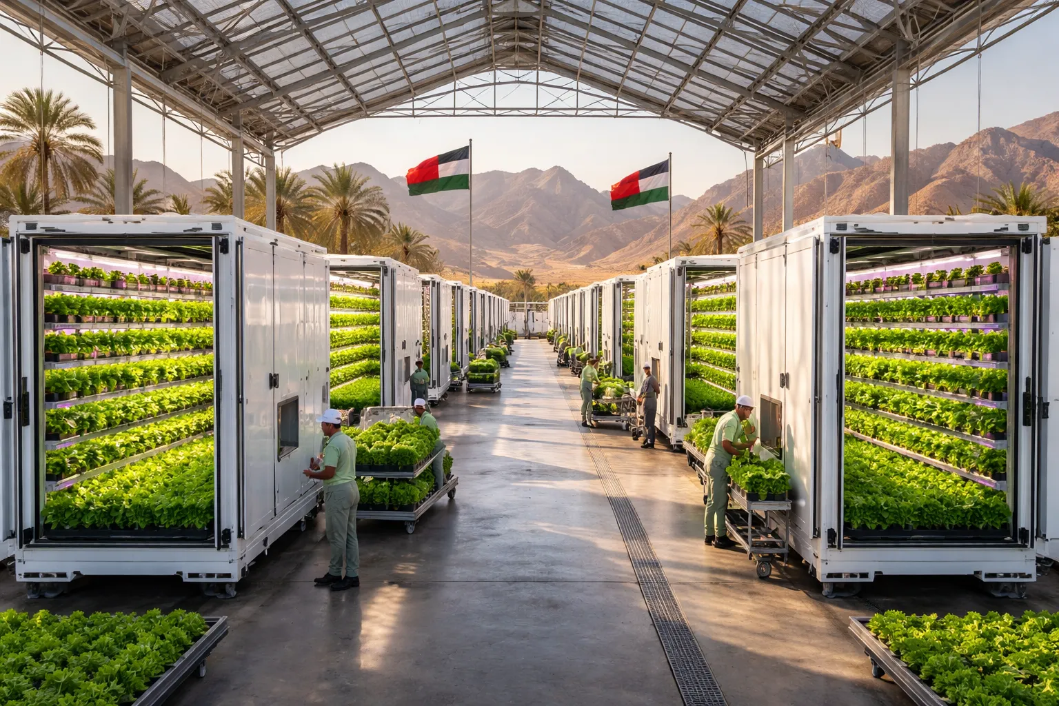 Indoor Farming Facilities in DUBAI, UAE